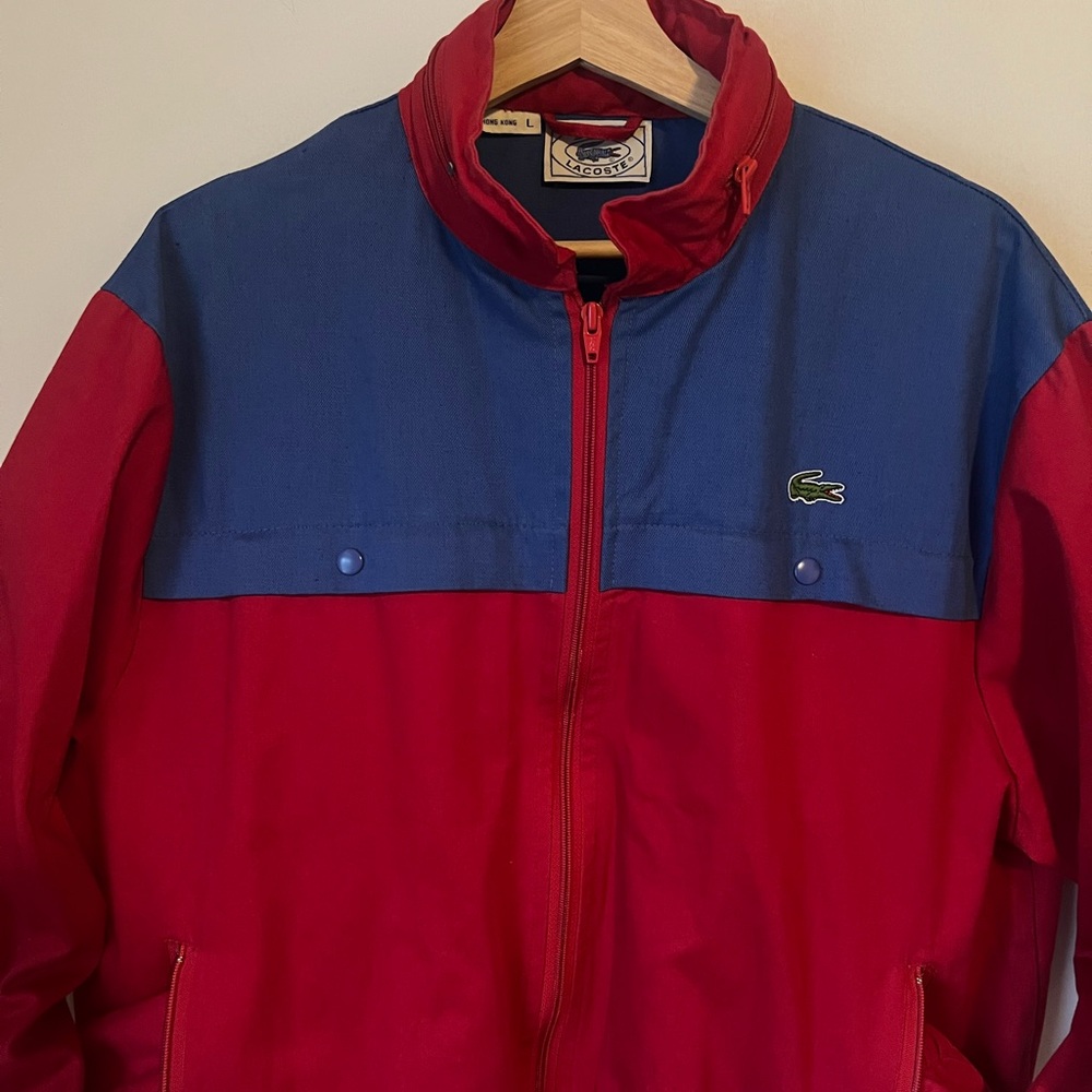 Vintage Izod Lacoste zip up jacket szL